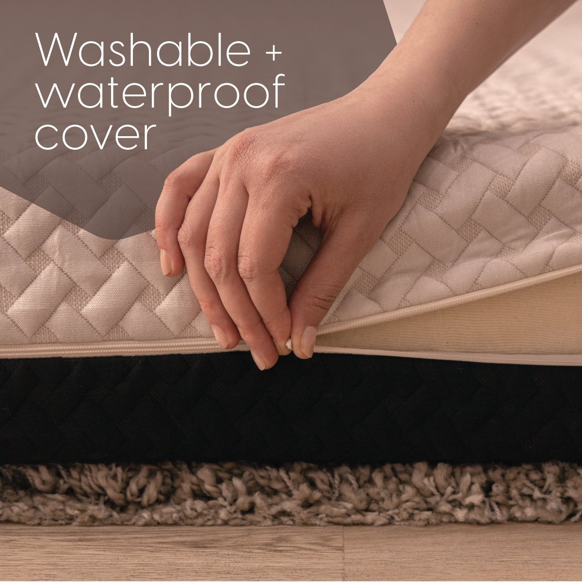6 Inch Premium Tri-fold Dual Sided Memory Foam Mattress - Milliard Brands
