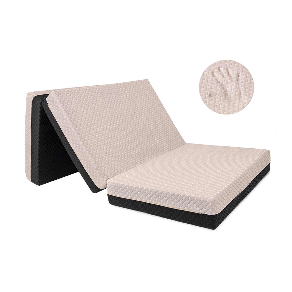 6 Inch Premium Tri-fold Dual Sided Memory Foam Mattress