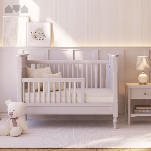 2 Inch Waterproof Crib and Toddler Memory Foam Mattress Topper