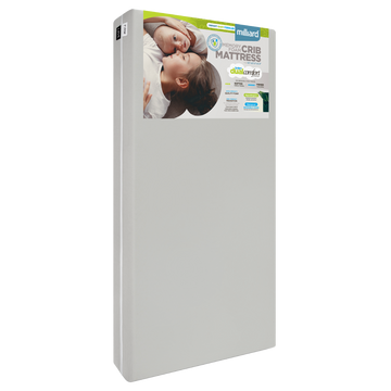 Memory Foam Dual Sided Crib and Toddler Mattress with Cotton Cover