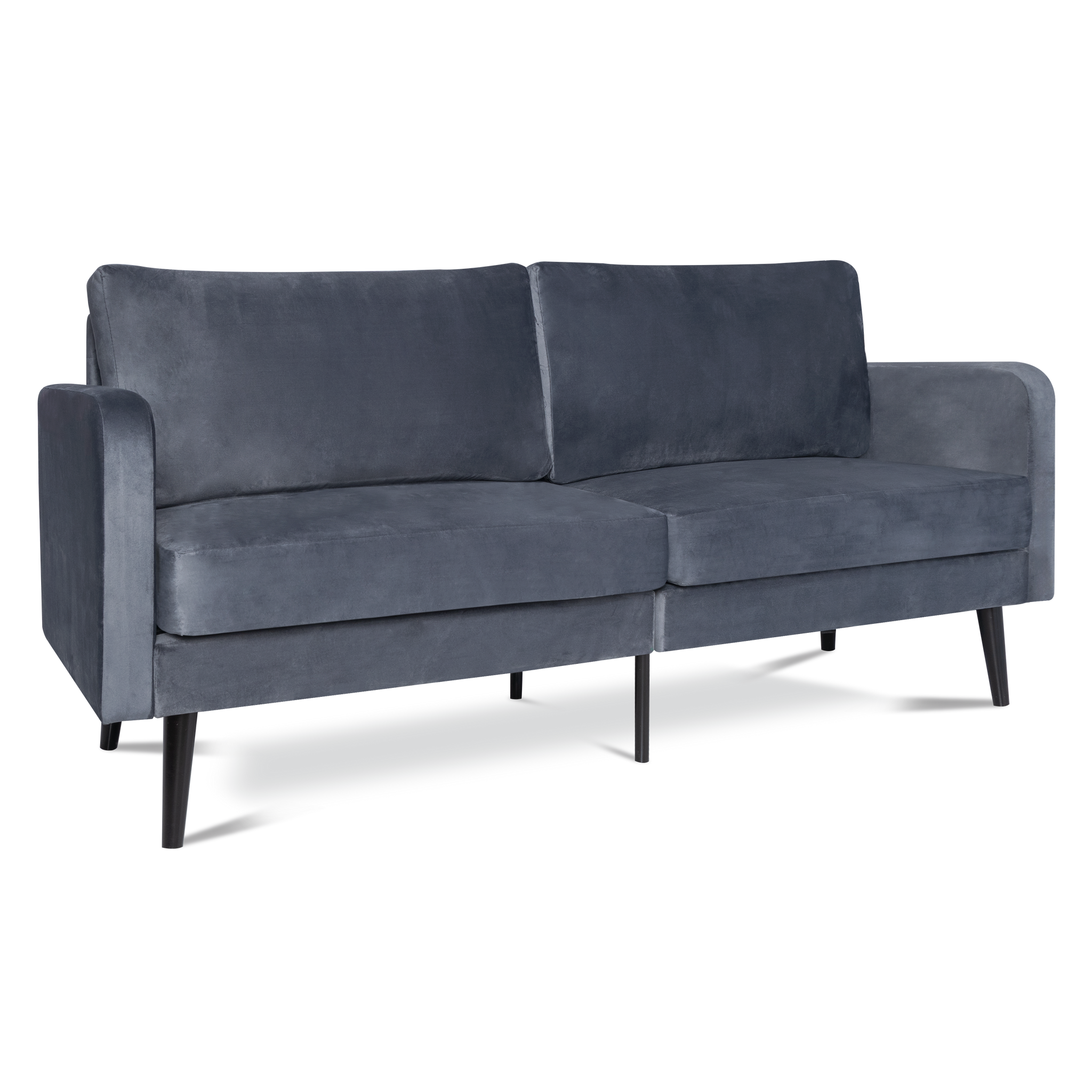 Milliard Couch in a Box - Velour Gray
