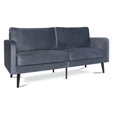 Milliard Couch in a Box - Velour Gray