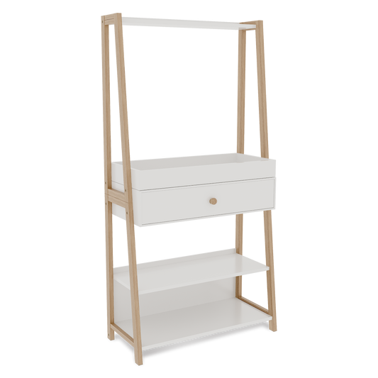 Milliard White Baby Changing Table with Storage & Drawers