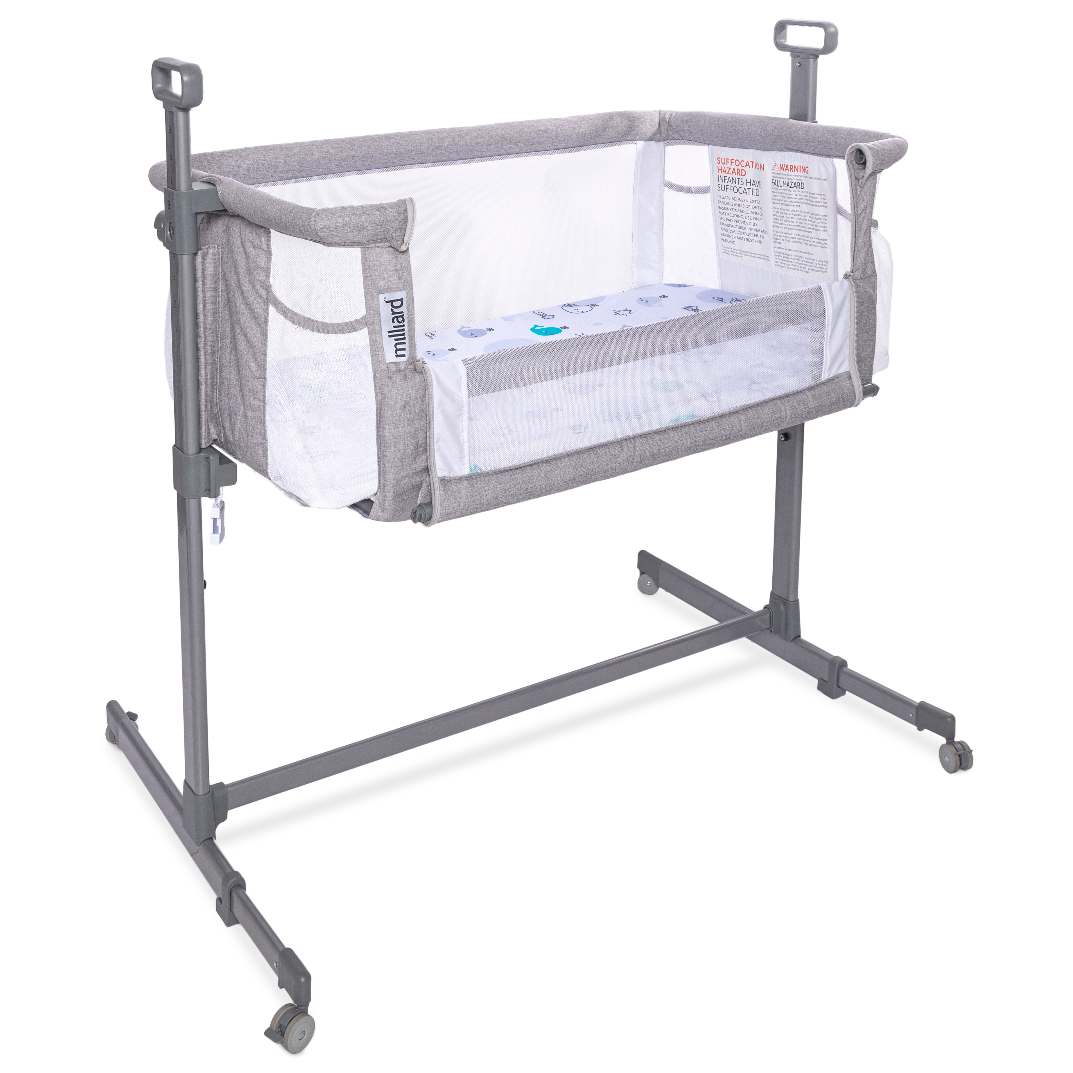 Milliard Bedside Baby Bassinet Mesh