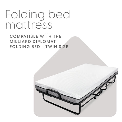 5 Inch Deluxe Twin Memory Foam Dual Sided Trundle Mattress