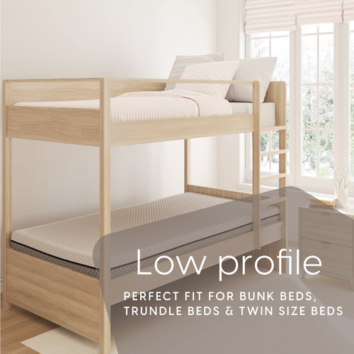 5 Inch Deluxe Twin Memory Foam Dual Sided Trundle Mattress(2)