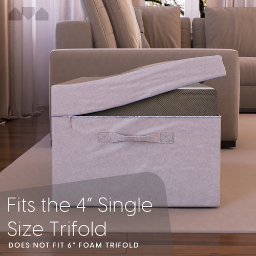 4 Inch Tri-fold Mattress Carry Case