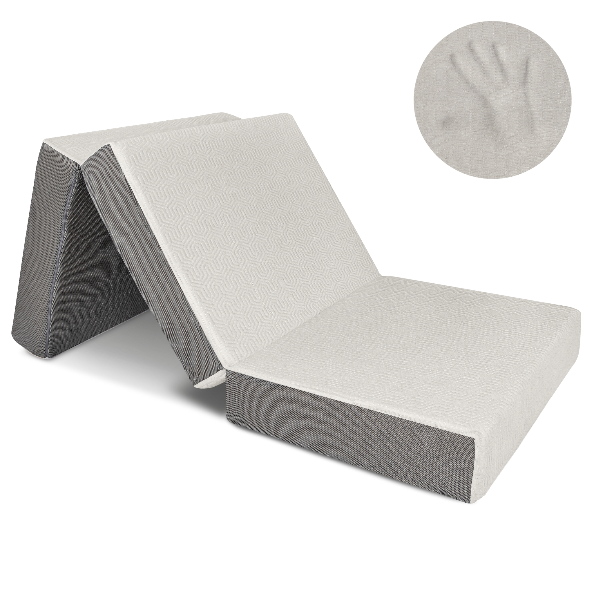 Tri fold cot mattress best sale