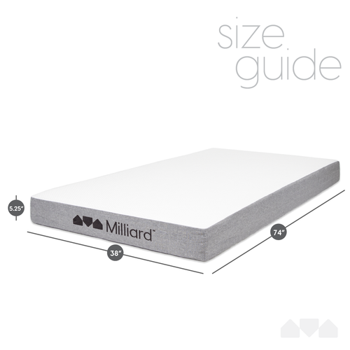 5 Inch Twin Memory Foam Trundle Mattress (Open Box)