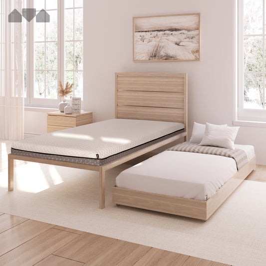 5 Inch Dual-Sided Memory Foam Cot Mattress