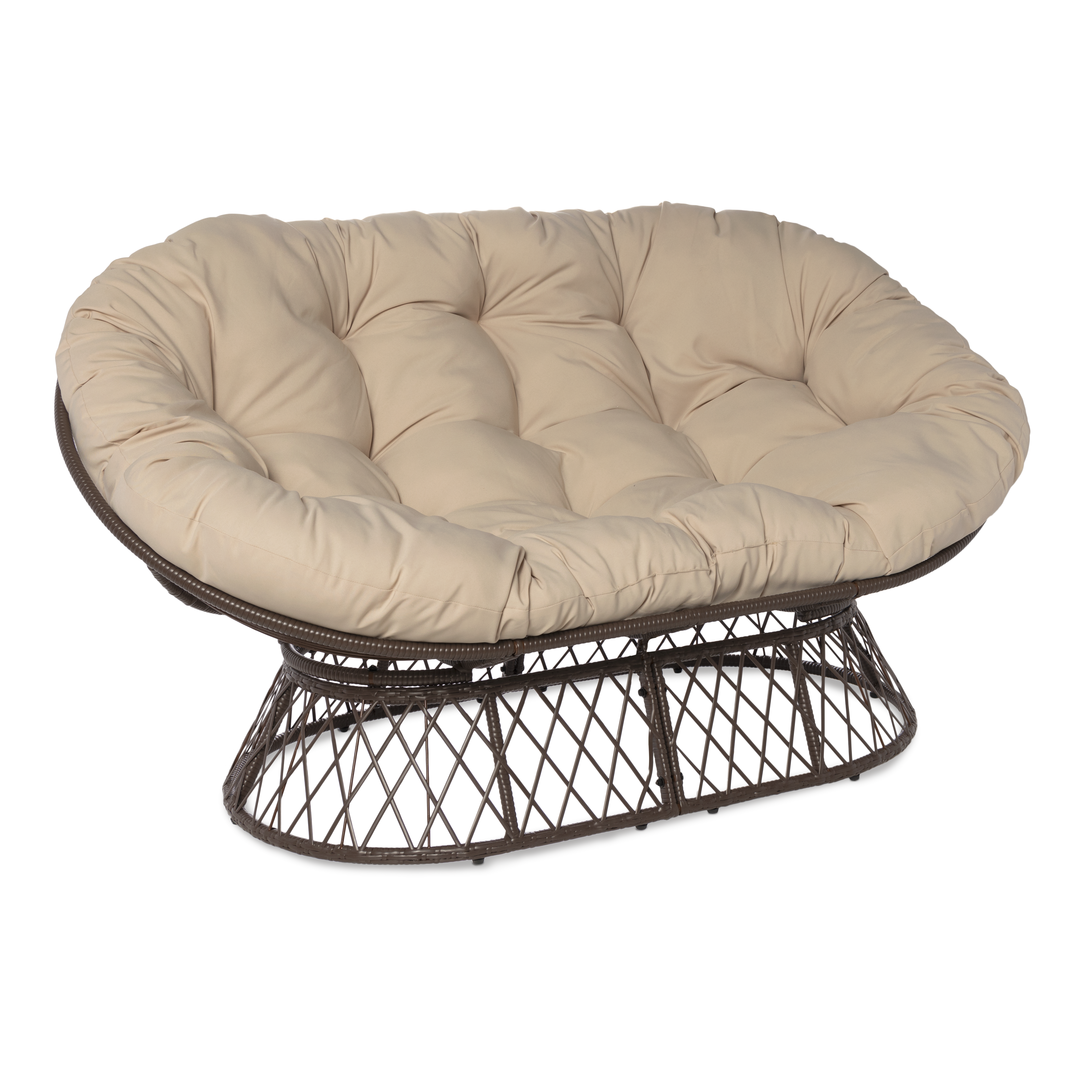 Rattan Papasan 360 Degree Swivel Chair Milliard Brands