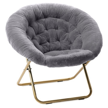 Cozy Faux Fur Saucer Chair X-Large
