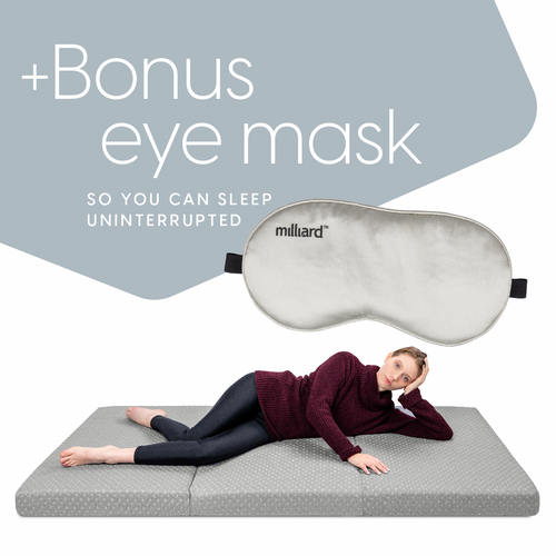 4 Inch Premium Tri-fold Memory Foam Mattress (Open Box)