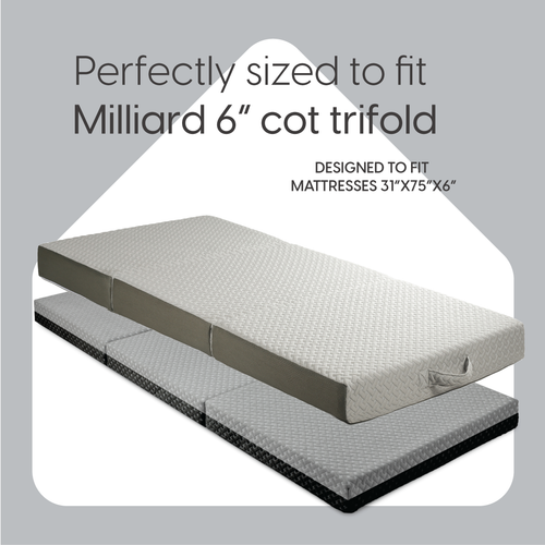 6 Inch Tri-fold Mattress Fitted Sheet