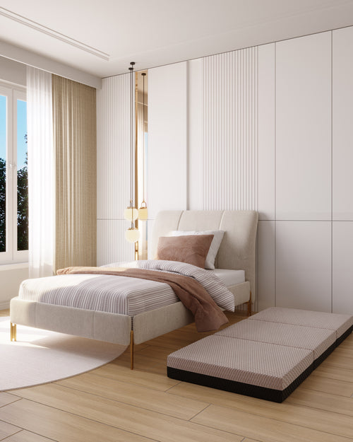 6 Inch Premium Tri-fold Dual Sided Memory Foam Mattress