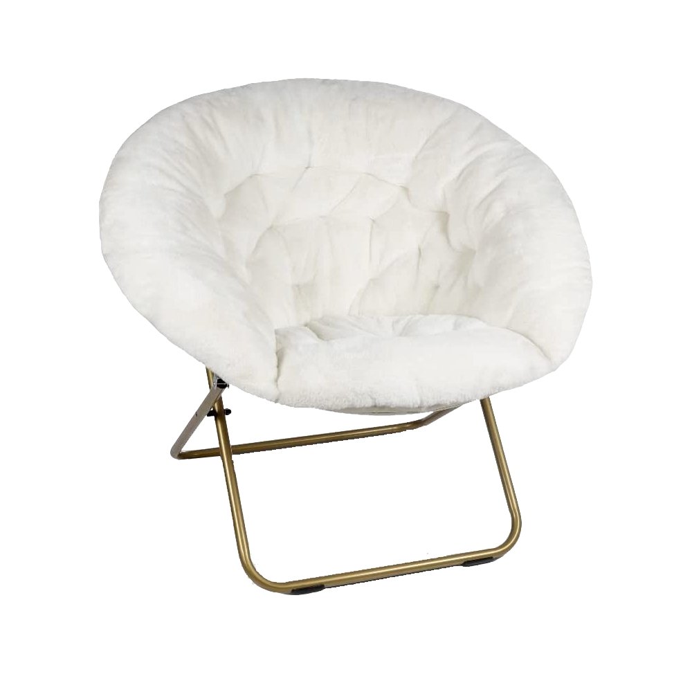 Cozy Faux Fur Saucer Chair X-Large - Milliard Brands