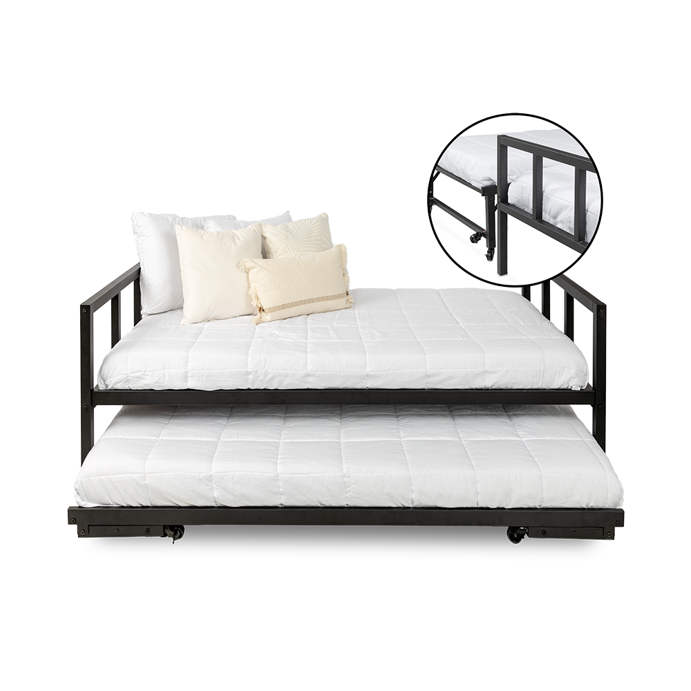 Ledig Aja Mansion Daybed and Twin Pop-Up Trundle Bed | Milliard Bedding