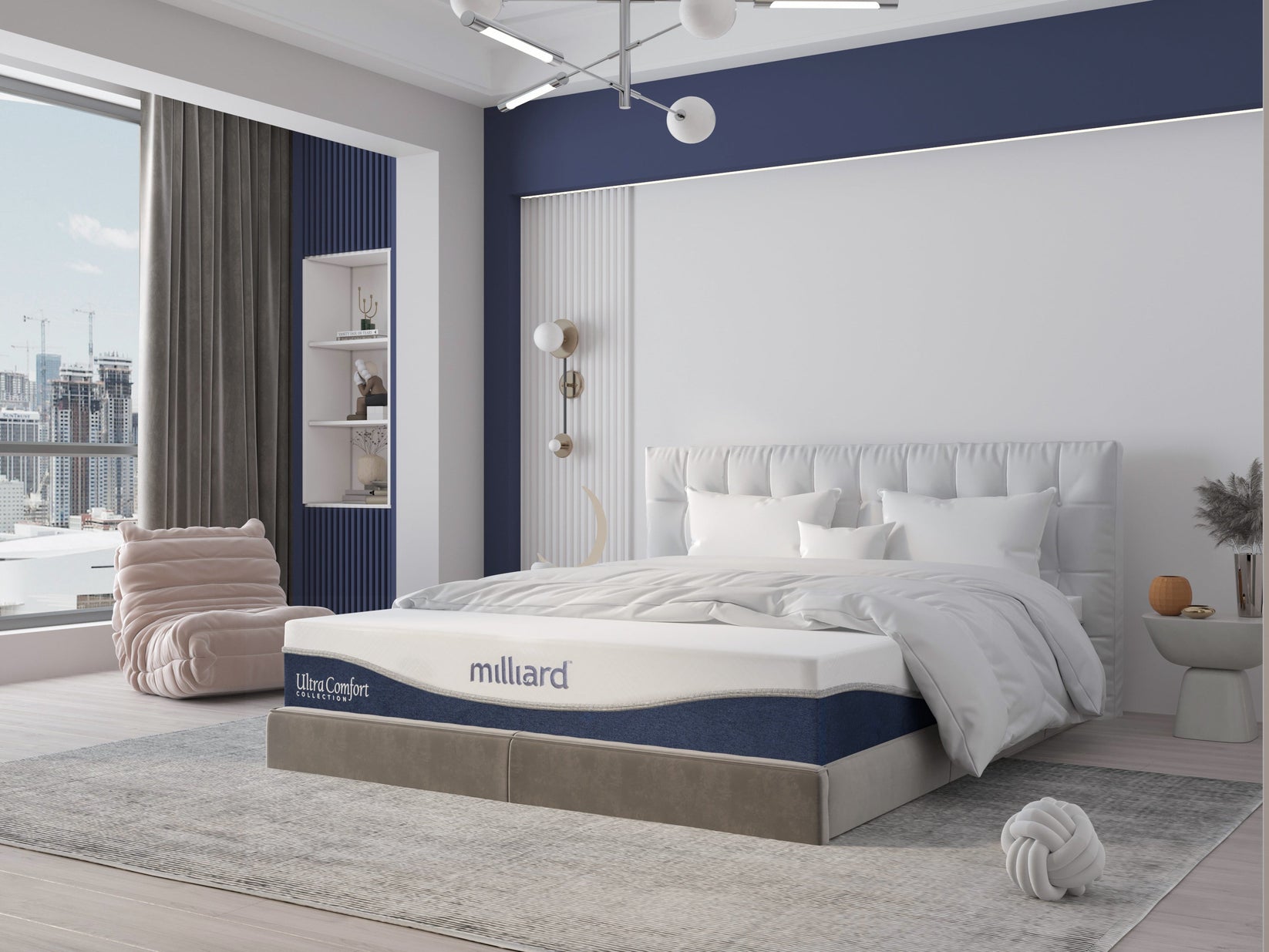 Milliard MultiLayer 10Inch Pressure Relief Gel Mattress Milliard Brands