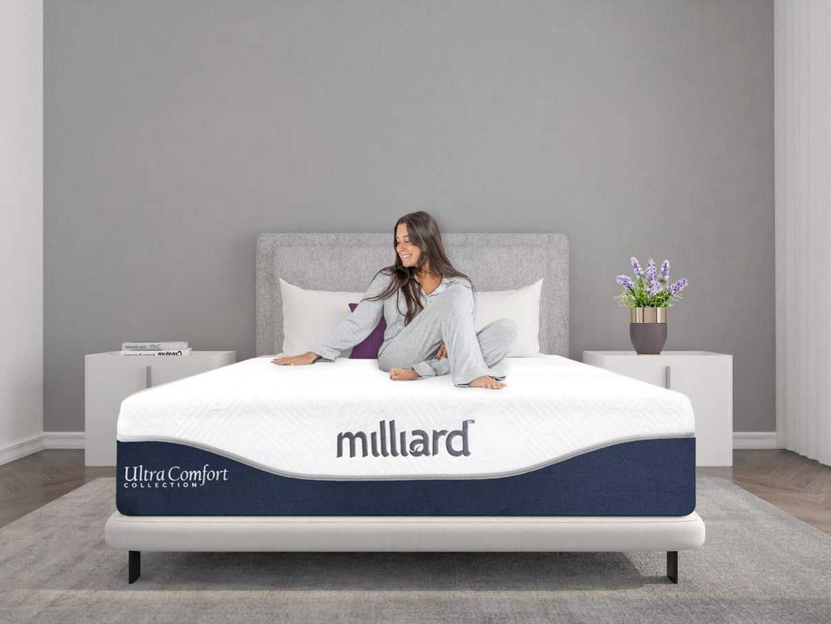 Milliard MultiLayer 10Inch Pressure Relief Gel Mattress Milliard Brands