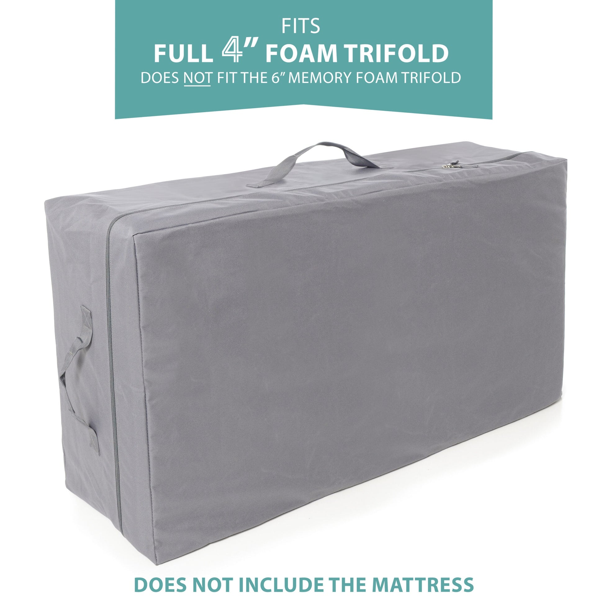 4 Inch Tri-fold Mattress Carry Case - Milliard Brands