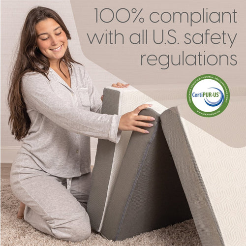 6 Inch Tri-fold Memory Foam Mattress