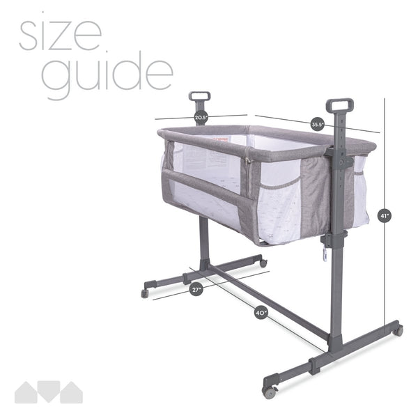 Milliard Bedside Side Sleeper Portable Infant Crib Milliard Brands
