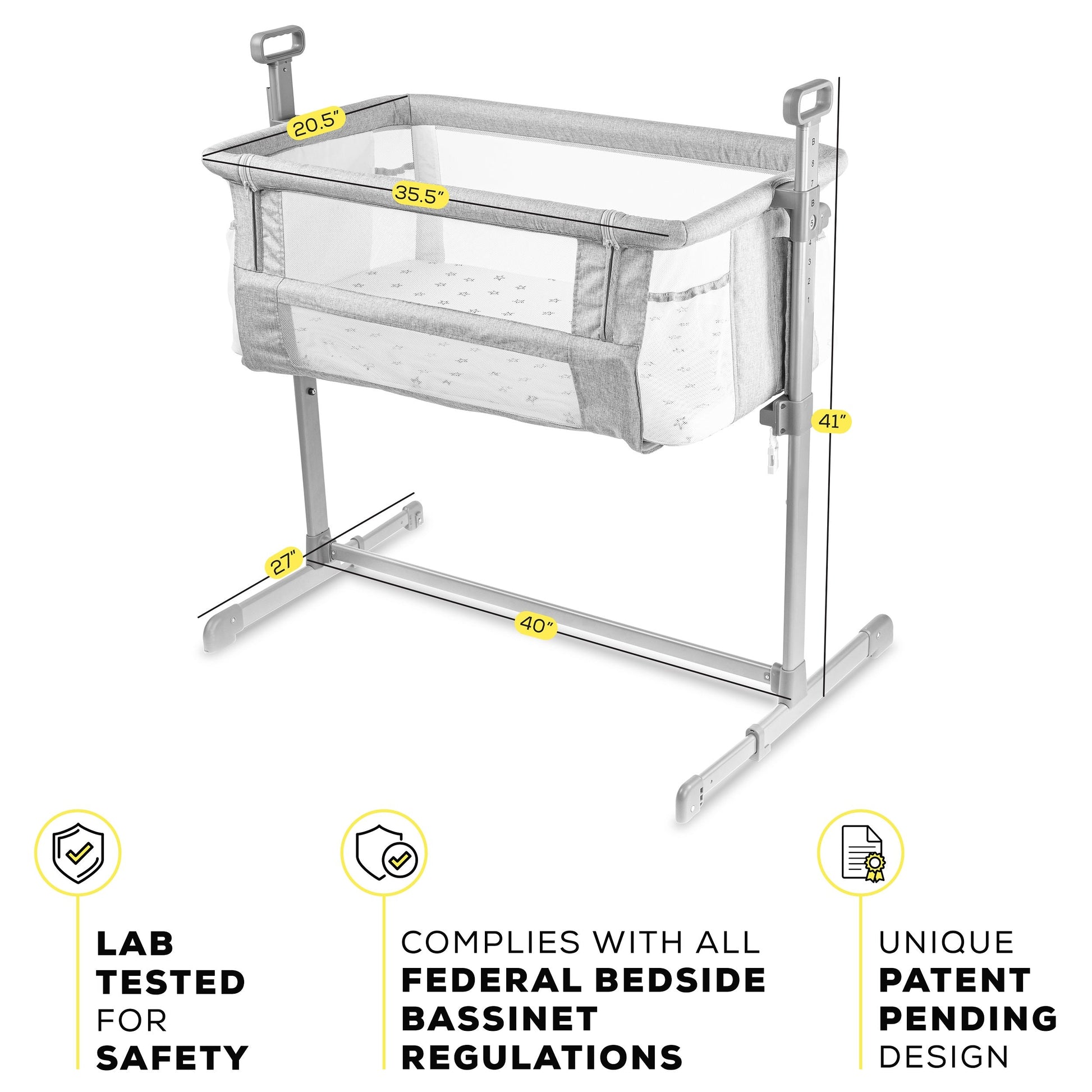 Bedside Baby Bassinet (Open Box) - Milliard Brands