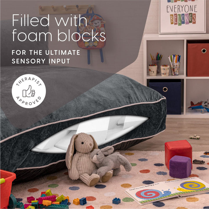 Deluxe Sensory Crash Pad with Foam Blocks - Milliard Brands