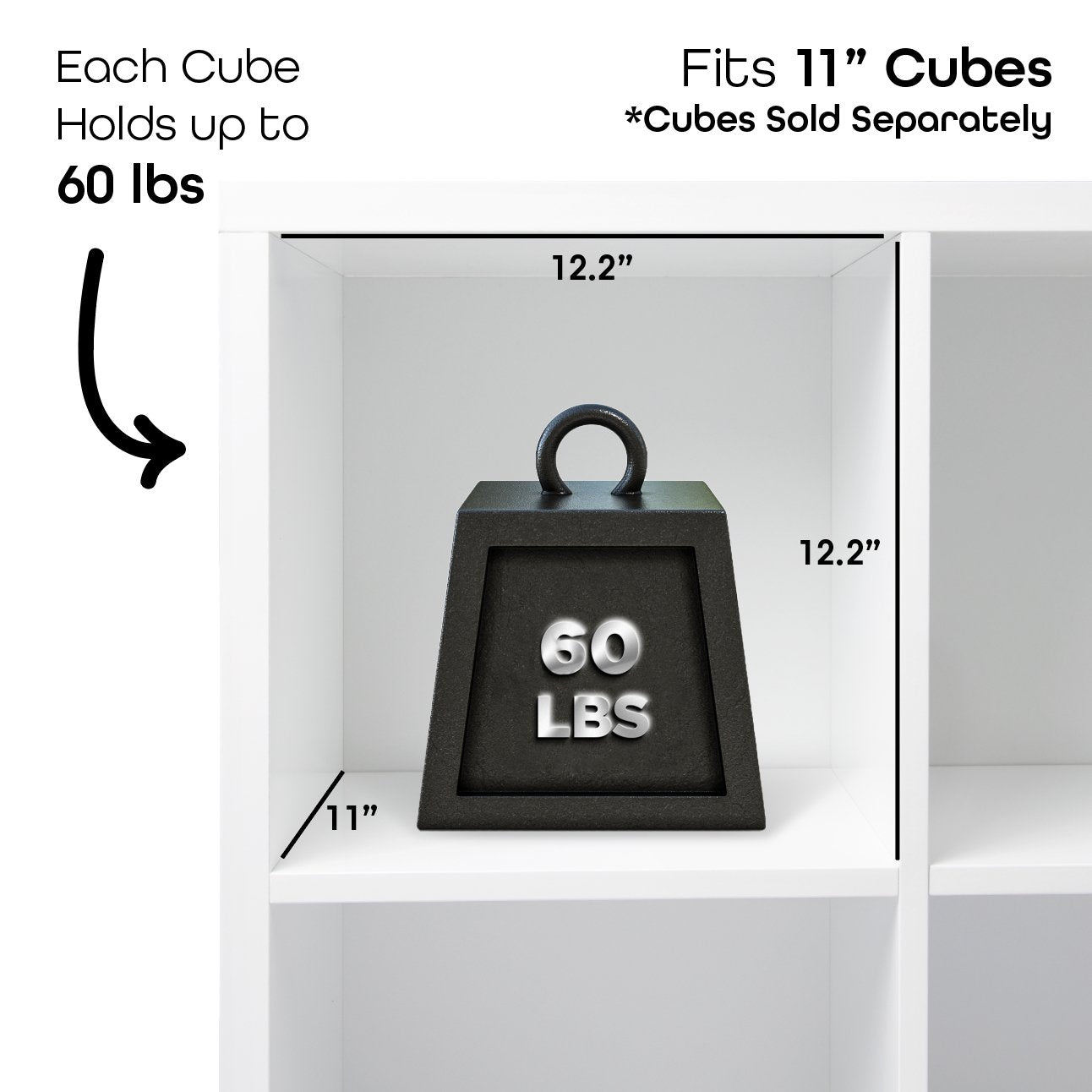Storage Cube Organizer - 6 Storage Cubes - Milliard Brands